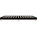  Okvir za krevet crni 150x200 cm konstruirano drvo | shoptok.hr