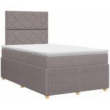  Boxspring krevet s madracem Sivosmeđa 120 x 190 cm Tkanina | shoptok.hr