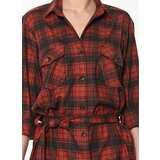 Dewberry Z6669 WOMEN'S SHIRT-RED-NAVY BLUE | shoptok.hr