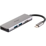 D-link 5-v-1 razdelilnik usb-c z bralnikom kartic hdmi in sd / microsd DUB-M530 | Shoptok.si