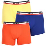 Levi's 3PACK Men's Boxers Levis Multicolor Cene