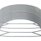 vidaXL Visoka greda siva 291x140x68 cm prašno premazano jeklo | Shoptok.si