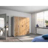 Modern Living Omara S Klasičnimi Vrati Voyager, Barva Hrasta, Bela | Shoptok.si