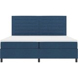  Okvir postelje z vzmetnico Mornarsko modra Tkanina 200 x 200 cm, (22067334) | Shoptok.si