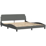  Okvir za krevet Dover tamnosivi 183x213 cm od tkanine | shoptok.hr