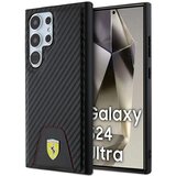 Ferrari CARBON ŠIVANO SPODNJE OVITE ZA SAMSUNG GALAXY S24 ULTRA BLACK, (21897577) | Shoptok.si