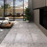  Samoljepljive podne obloge PVC 5,21 m² 2 mm zemljano sive