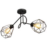  Plafonski luster KARO, 2xE27/15W/230V, crne boje | Eponuda.com