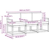  Set vanjskih sofa 3 kom. | shoptok.hr