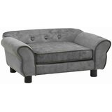 SOFA za pse tamnosiva 72 x 45 x 30 cm plišana | shoptok.hr