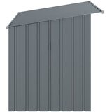  Kućica za pse s krovom antracit 153x91x110 cm pocinčani čelik | shoptok.hr