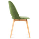  Trpezarijska stolica TINO 86x48 cm svetlo zelena/svetli hrast | Eponuda.com