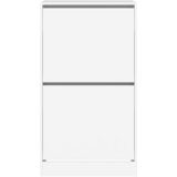 Ormarić za cipele s 2 preklopne ladice bijeli 60 x 42 x 108 cm | Eponuda.com