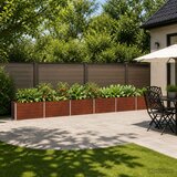  Povišeni vrtni krevet Rđa 600 x 40 x 55 cm corton | shoptok.hr