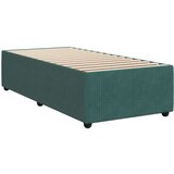 vidaXL Box spring krevet s madracem tamnozeleni 90x190 cm baršunasti | shoptok.hr