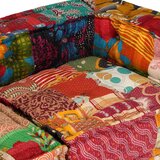  Modularni tabure za 2 osobe od tkanine s patchworkom | shoptok.hr