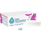 Paperblu Složivi papirni ubrus Fast Dissolution, Dvoslojni, 20 pakovanja Cene