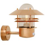 Nordlux spoljašnje zidno svetlo sa senzorom blokhus 1xE27/60W/230V IP54 bakar | Eponuda.com