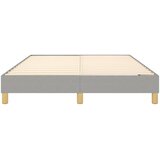  Okvir za krevet s oprugom svjetlosivi 140 x 190 cm od tkanine | shoptok.hr