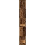  Regal za knjige 5 razina boja staro drvo 80,5x23,5x162,5 drveni | shoptok.hr