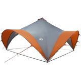 vidaXL Zabavni šotor s streho Siva in oranžna 500 x 500 x 350 cm, (5000309453) | Shoptok.si
