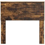  Uzglavlje s uzglavljem Dimljeni hrast 90 cm Konstruirano drvo | shoptok.hr