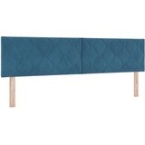vidaXL LED glava postelje Temno modra 180 cm Umjetno usnje, (5000142249) | Shoptok.si
