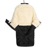 Sensillo Combi 3u1 zimska vreća za kolica s vunom, podesiva 80–100 cm, crna | shoptok.hr