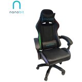  Gaming stolica Nanobit NB402 RGB crna Cene