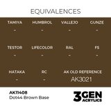 AK Interactive Dot44 Brown Base 17ml - 3rd Gen Akrilna Boja AK11408 | Eponuda.com