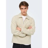 Only & Sons Prehodna jakna 'ONSCasse' kremna | Shoptok.si