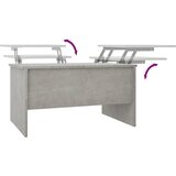  Stolić za kavu boja betona 80x50x42,5 cm konstruirano drvo | shoptok.hr