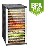 Klarstein Fruit Jerky 14, sušilnik za sadje, 1000 W, 30 do 70 °C, 14 polic, časovnik, LCD-zaslon | Shoptok.si