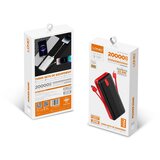 Ldnio POWER BANK 20000mAh 22,5W 5V 3A 1 PORT (1A) + 2 CABLE (1C1L) PQ24 | Shoptok.si
