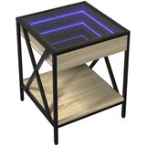  Noćni ormarić s beskonačnim LED boja hrasta sonome 40x40x49 cm | shoptok.hr