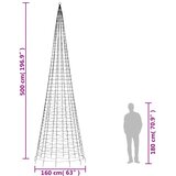  LED božićno drvce 1534 LED toplo bijelo 500 cm | shoptok.hr