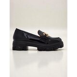 Resti Patent Leather Women's Loafers with Decoration Black Velvet | ePonuda.com
