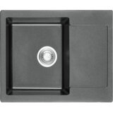 Inter Ceramic Sudopera usadna pravougaona 50x62x21,5 sifon 11cm granit siva+s1 Cene