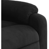  Naslonjač od mikrovlakana crni | shoptok.hr