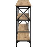 vidaXL Konzolni stol s policom hrast artisan 150 x 29 x 76.5 cm | shoptok.hr