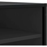  Klupa za cipele crna 84x40x53,5 cm Konstruirano drvo i metal | Eponuda.ba
