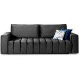 ELTAP Temno siva žametna raztegljiva/s prostorom za shranjevanje sedežna garnitura 247 cm Lazaro – | Shoptok.si