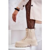 EVENTO Women's Warm Leather Boots Light Beige Dorchen | shoptok.hr