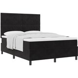 vidaXL Box Spring Krevet s Madracem Crni 160x200 cm Baršun Cijene