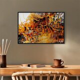  Slika - Kiss Explosion (1 Part) Wide 120x80 U crnom drvenom okviru | shoptok.hr