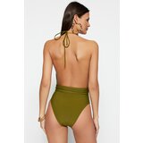 Trendyol swimsuit - Khaki - Plain Cene