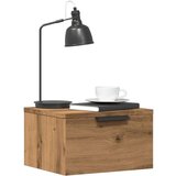 vidaXL Stenska nočna omarica 2 kosa artisan hrast 34x30x20 cm | Shoptok.si