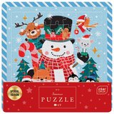  PUZZLE 49 KOM U OKVIRU CHRISTMAS "SNOWMAN" INTERDRUK Cijene
