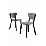Hanah home Arfe set stolica, 37x104x77 cm, 6 dijelova, Siva | Eponuda.ba