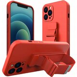 HURTEL ROPE CASE OVITEK Z LEČO ZA IPHONE 12 PRO MAX RDEČ, (21910902) | Shoptok.si